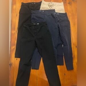 Old Navy Women’s High Rise Pixie Skinny Pant Bundle Size 6
